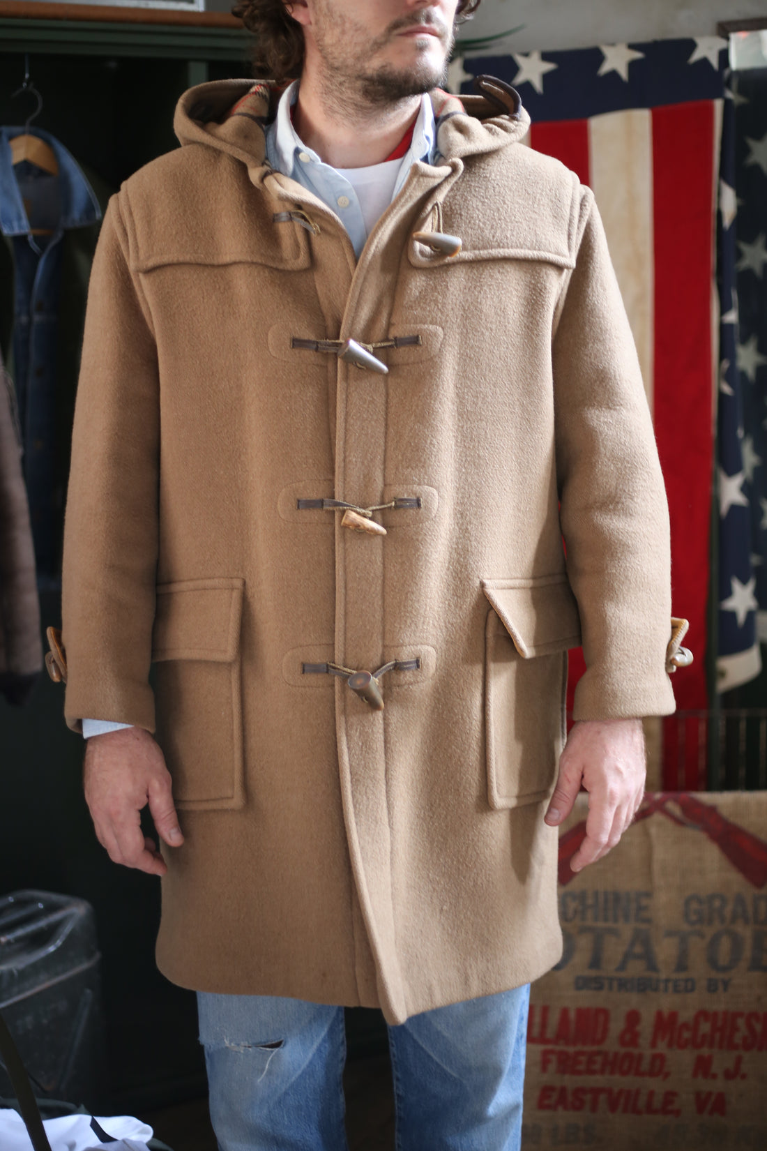 BURBERRY DUFFLE COAT    -   L 50 IT -