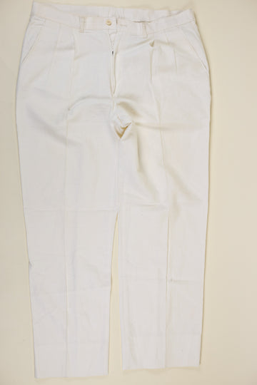 Linen chinos with vintage pence - W38 - 52 IT -