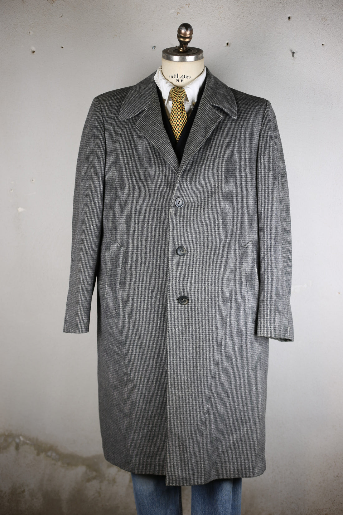 WOOL COAT    -    L 50 IT -