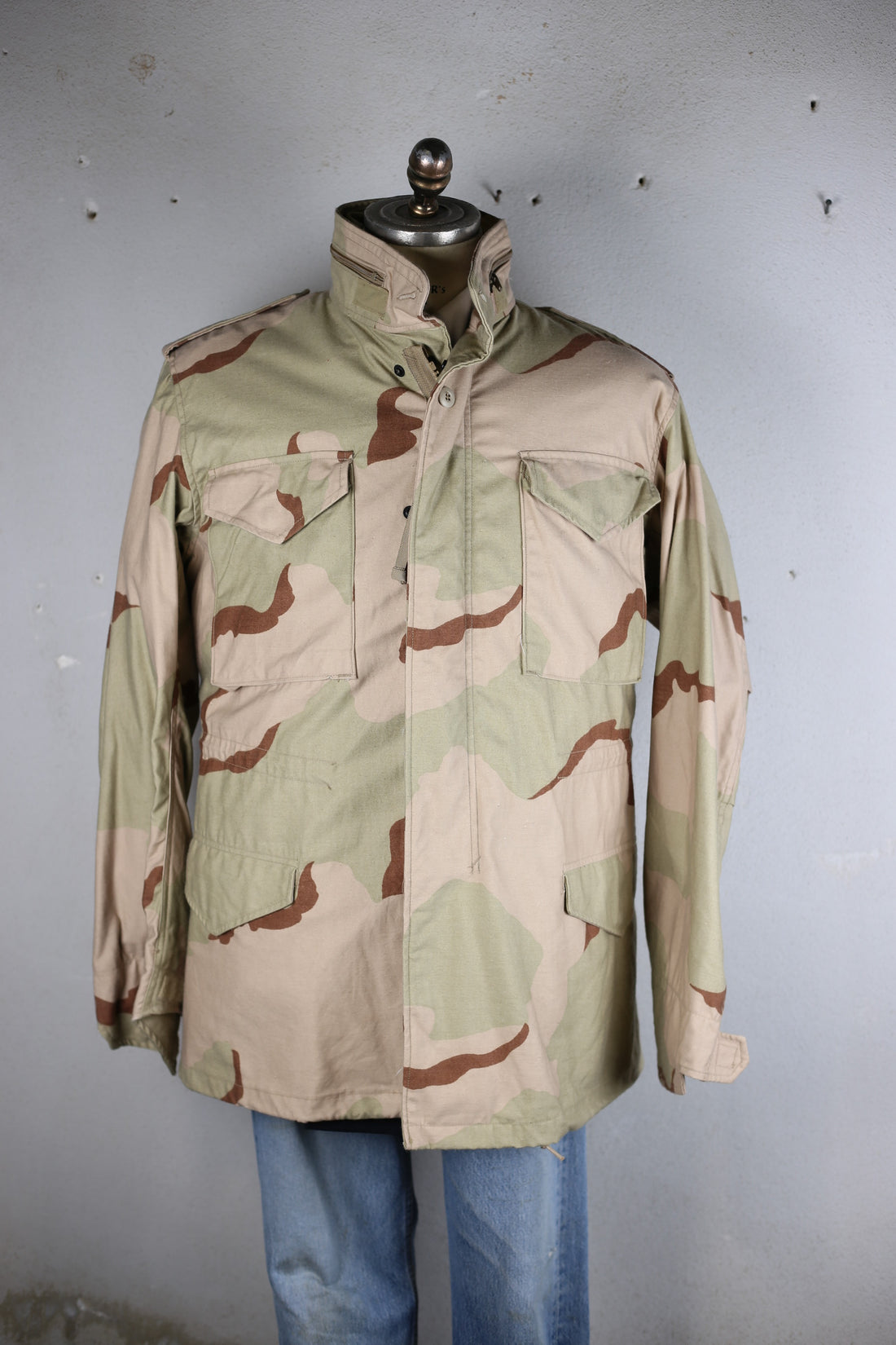 Field Jacket M-65 US ARMY DESERT - L - ( MEDIUM LONG )