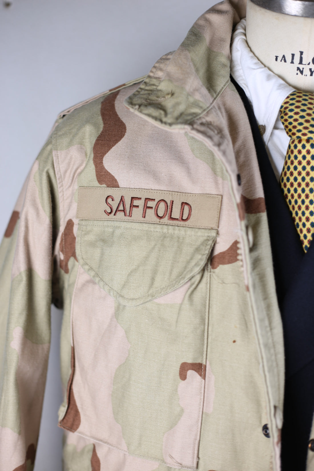 Field Jacket M-65 Us NAVY SEABEES DESERT - L - ( MEDIUM REGULAR )