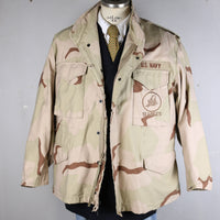 Field Jacket M-65 US NAVY SEABEES DESERT - XL - (LARGE SHORT)