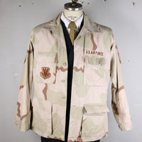 US AIR FORCE DESERT BDU JACKET  -    L - (MEDIUM REGULAR  )