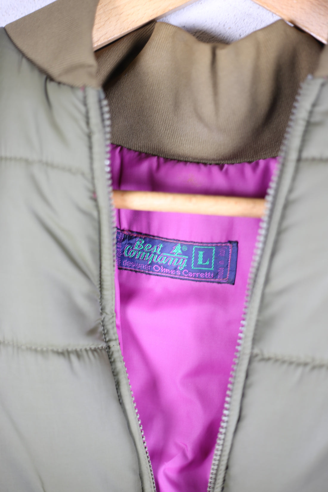 DOWN JACKET BEST COMPANY DEADSTOCK  - L -