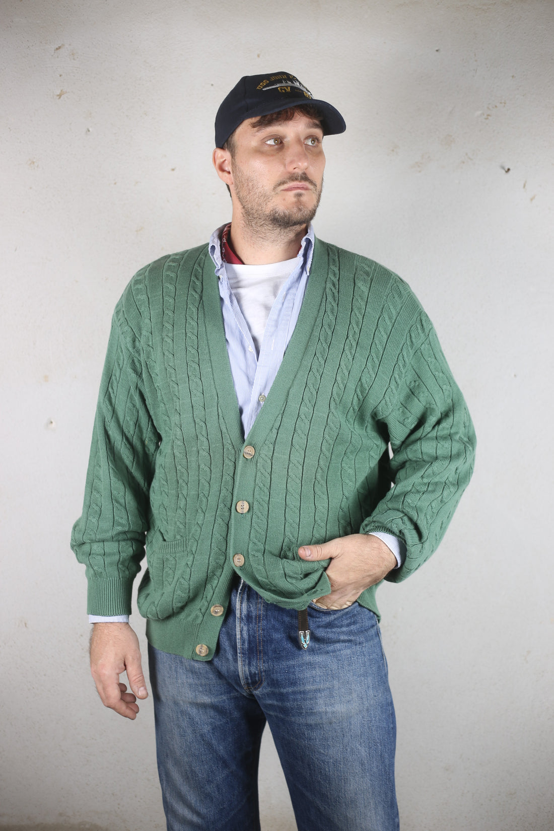 CARDIGAN in cotone  DEADSTOCK