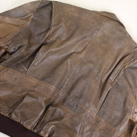 LEATHER JACKET - XL -