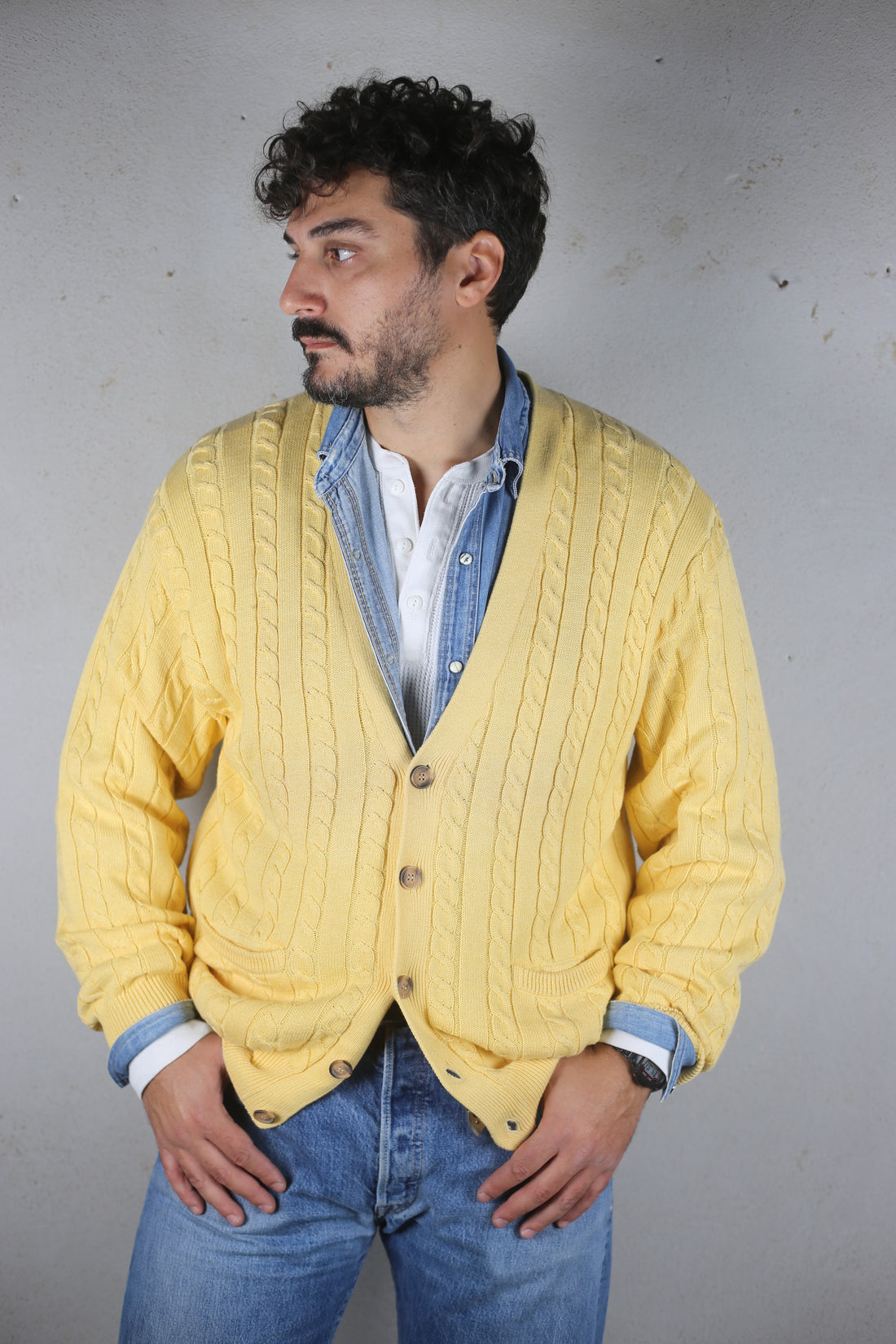 CARDIGAN in cotone  DEADSTOCK