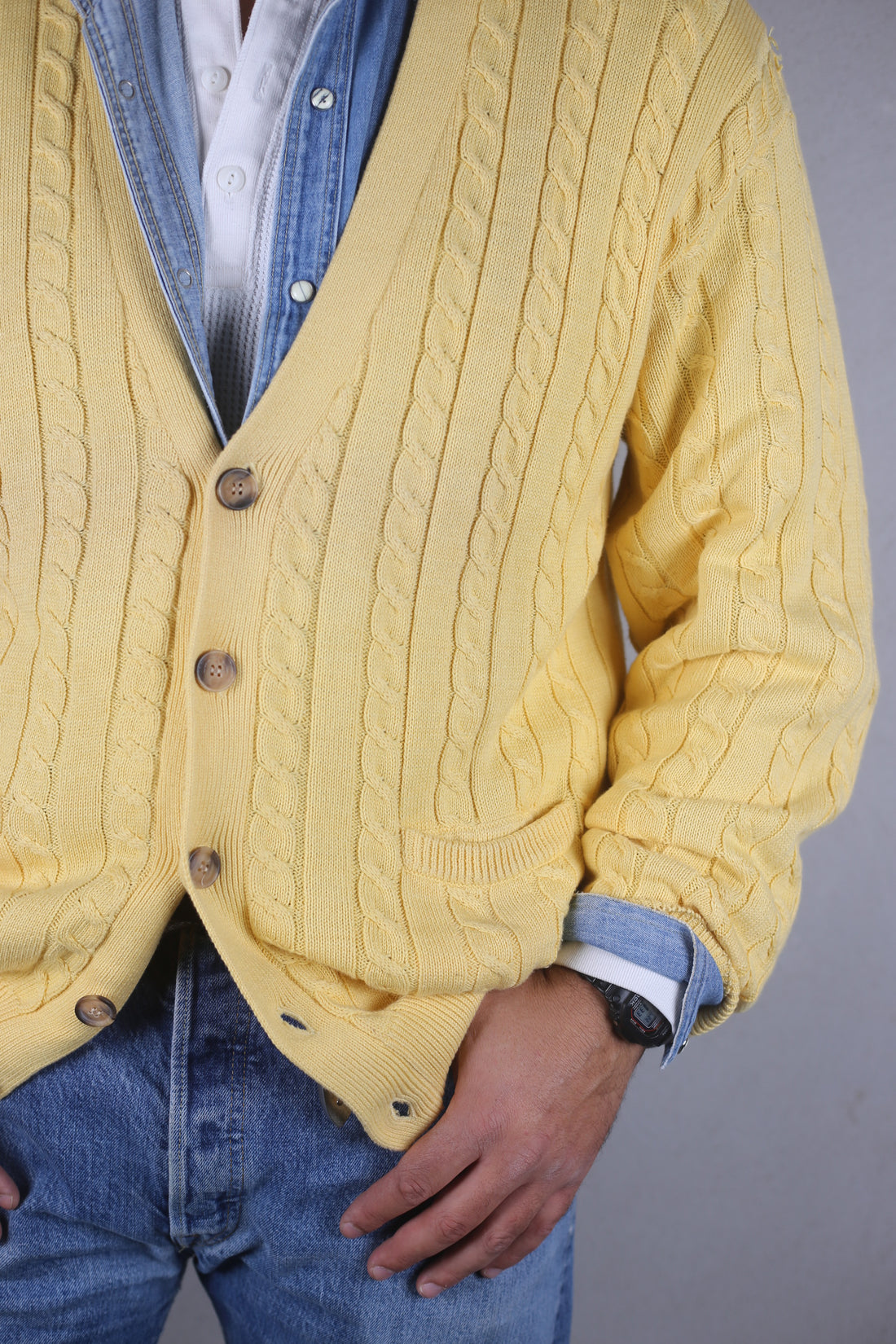 CARDIGAN in cotone  DEADSTOCK