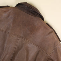 LEATHER JACKET - L -