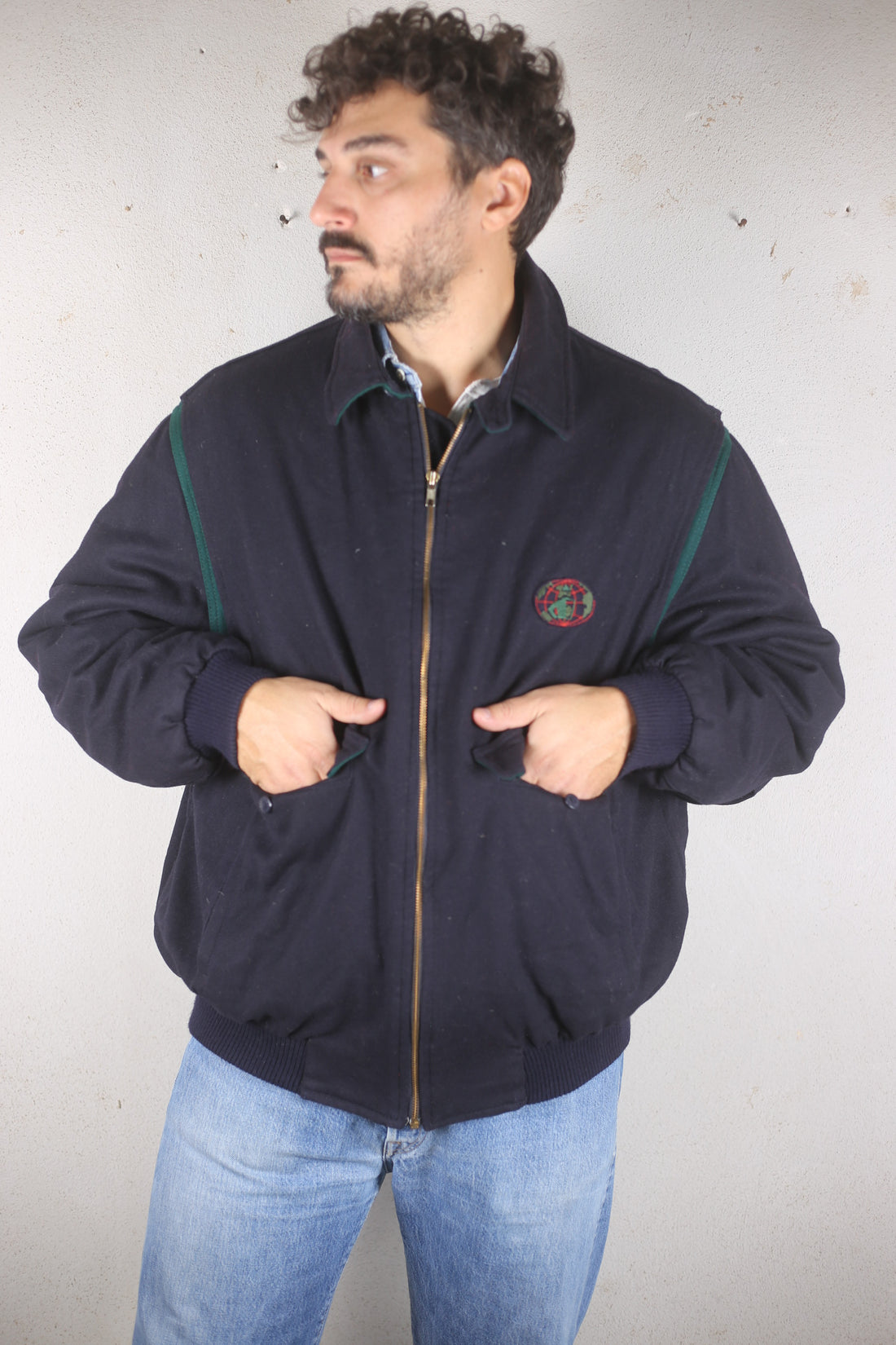 Bomber  in   lana   - XL  -