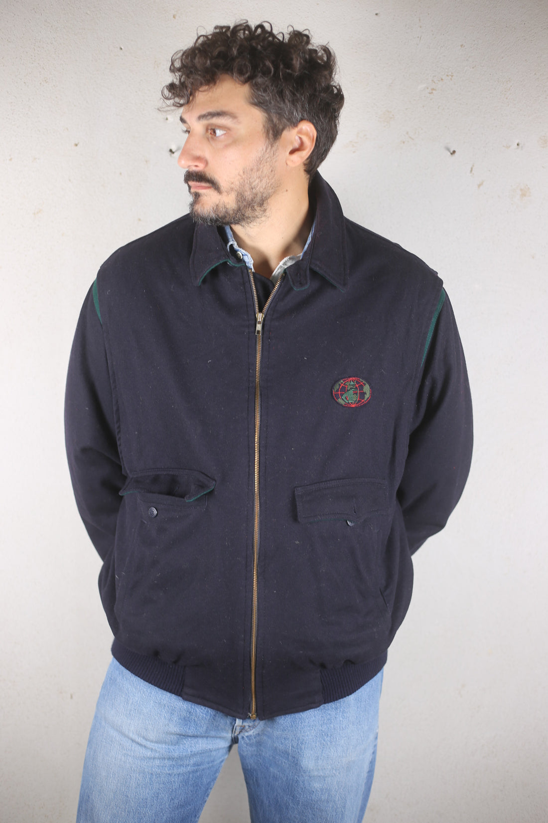 Bomber  in   lana   - XL  -