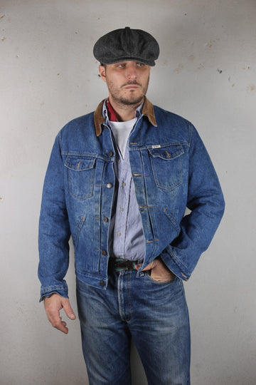 GIACCA DI JEANS SPITFIRE  VINTAGE SHERPA      - M -