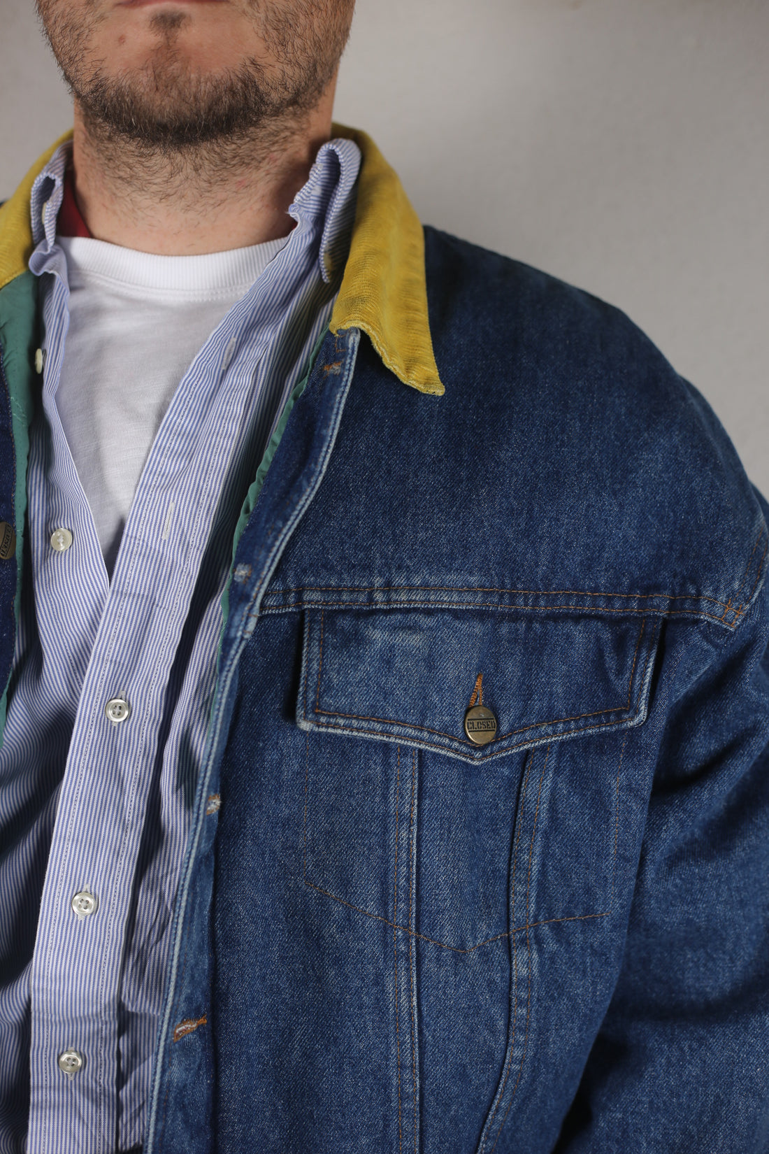 GIACCA DI JEANS  REVERSIBILE CLOSED  DEADSTOCK