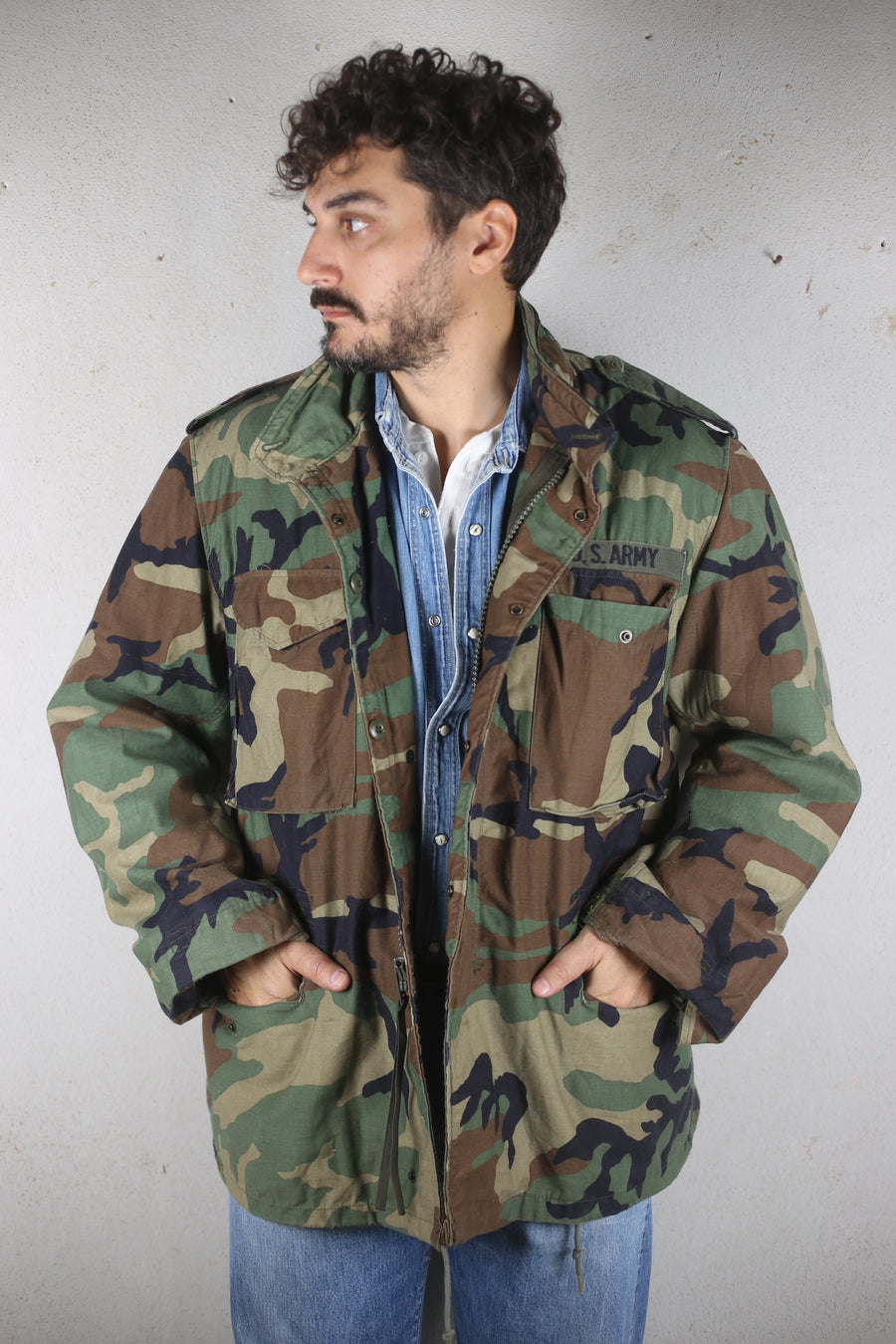 Field jacket M65 -XL it - (LARGE REGULAR USA)