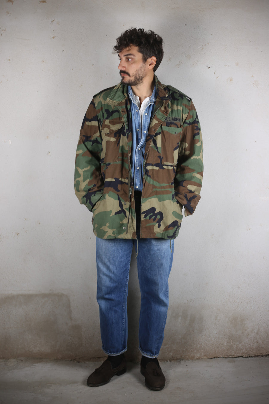 Field jacket M65 -XL it - (LARGE REGULAR USA)