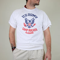 Us Army Camp Rucker half sleeve raglan sweatshirt