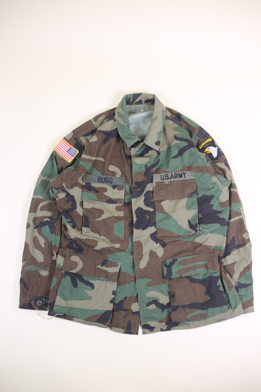 BDU WOODLAND Us ARMY camouflage jacket - L -