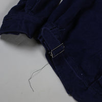 ITALIAN NAVY DENIM JACKET - S -