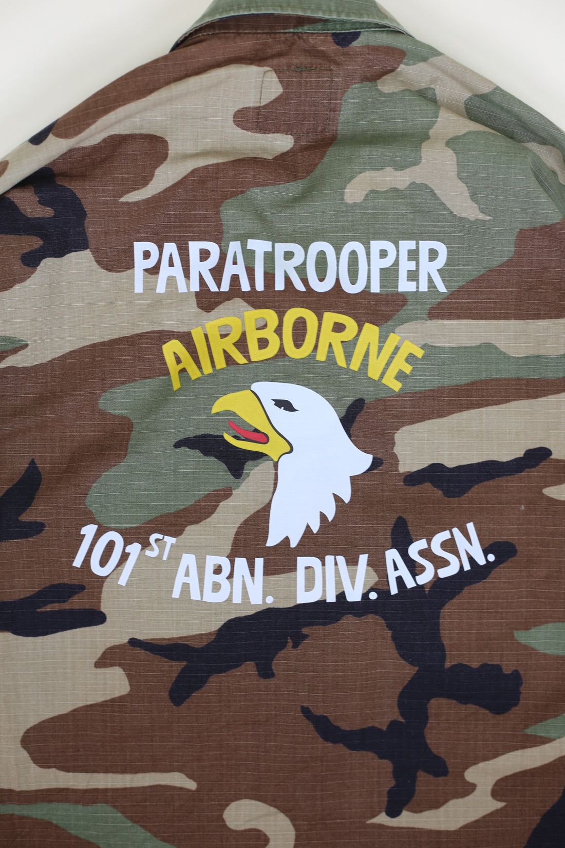 BDU WOODLAND Us Army paratrooper airborne jacket - L -