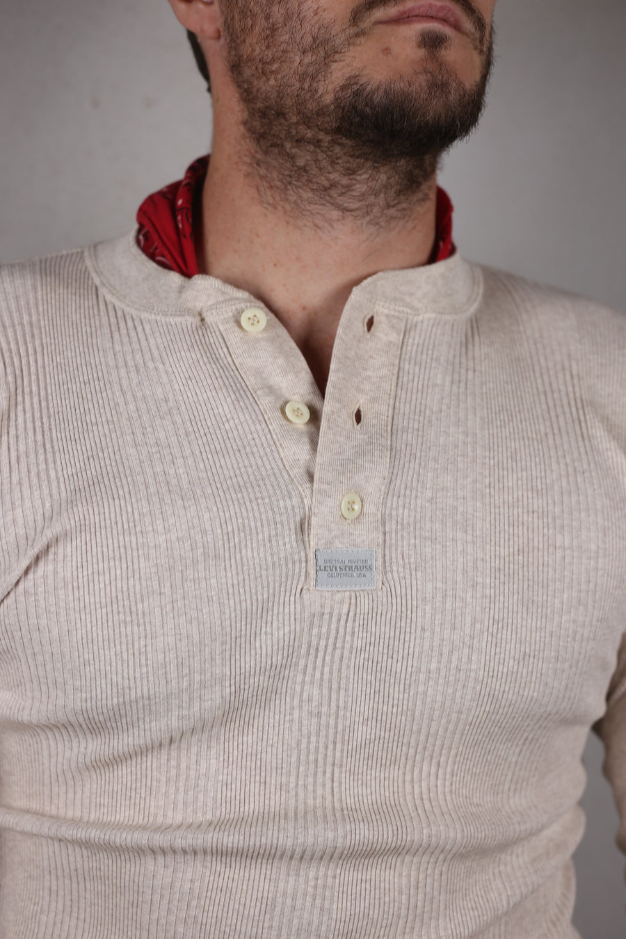 vintage deadstock 1990s Henley shirt LEVIS   