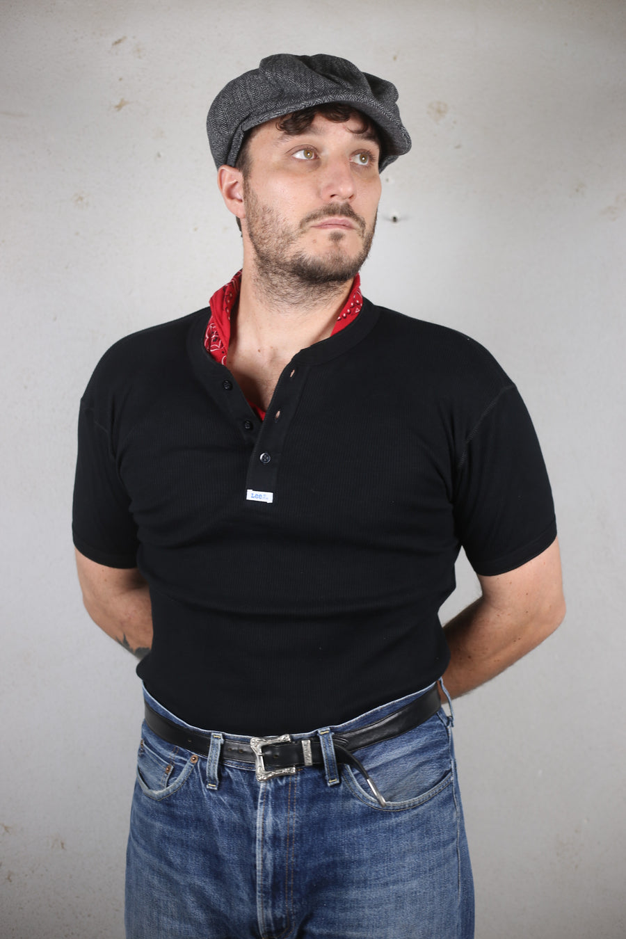 vintage deadstock 1990s Henley shirt LEE   