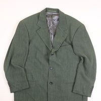 Single-breasted tweed jacket - L -