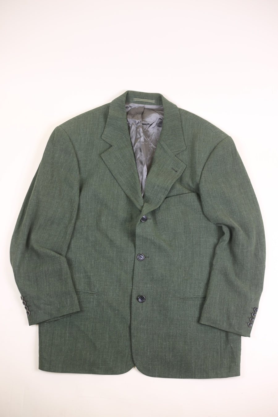 Single-breasted tweed jacket - L -