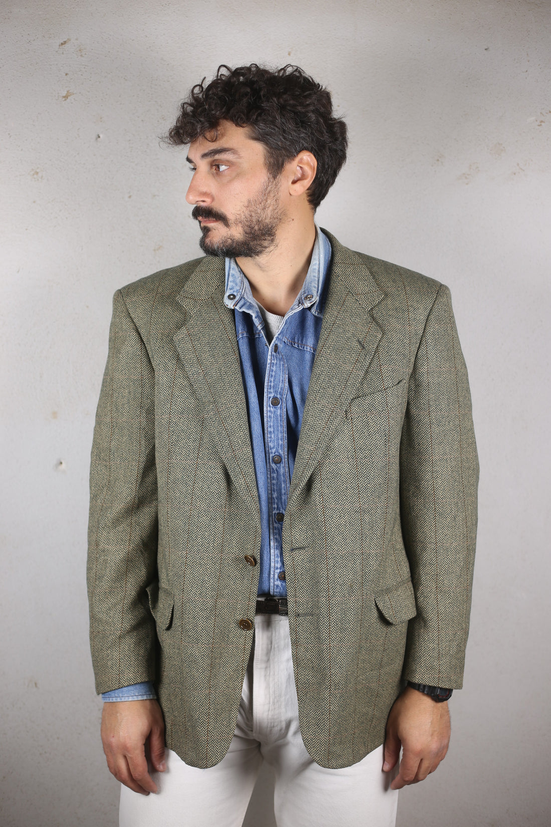 Tweed Jacket - XL -