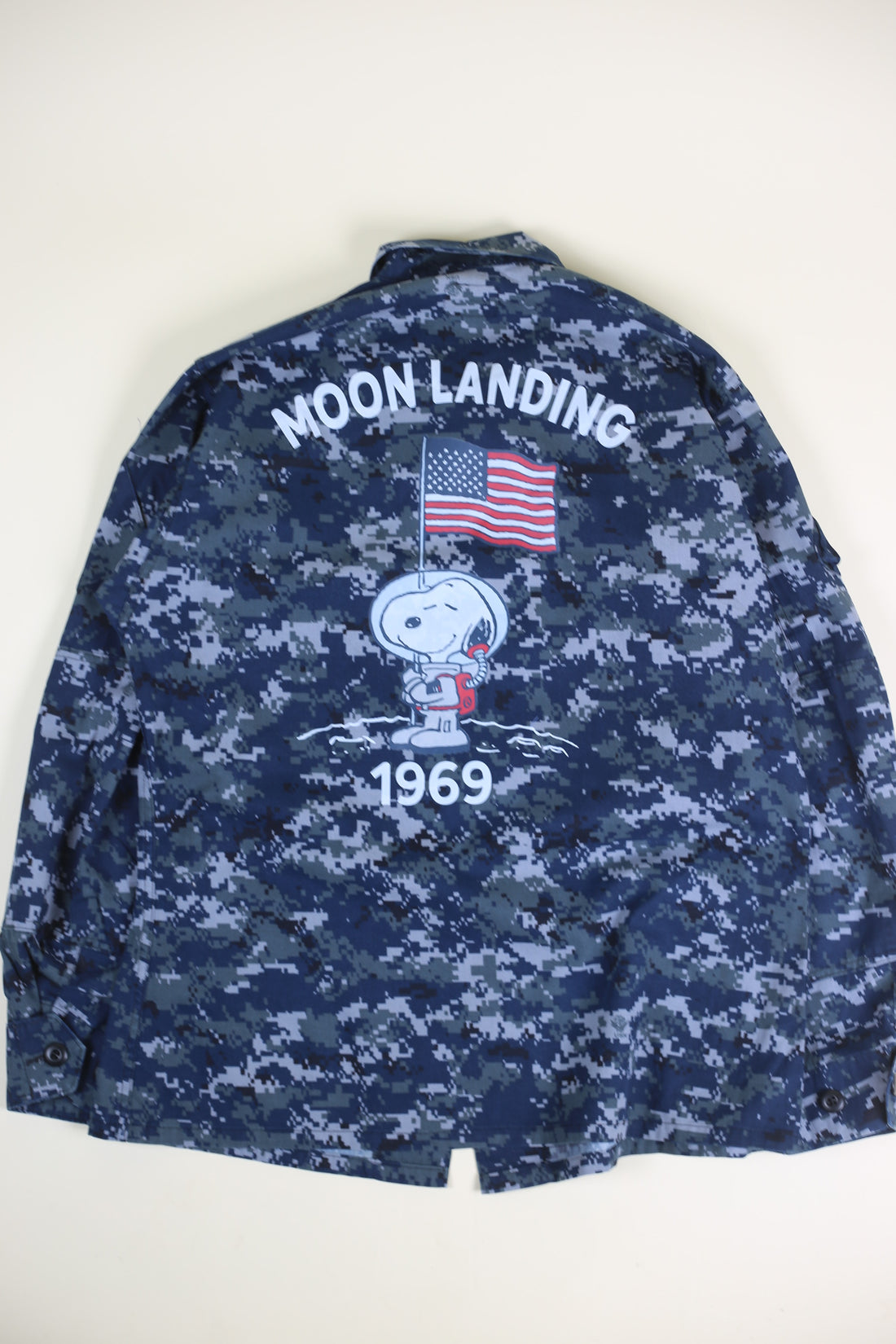 Camicia overshirt Marpat Us Navy SNOOPY MOON LANDING  -  L -