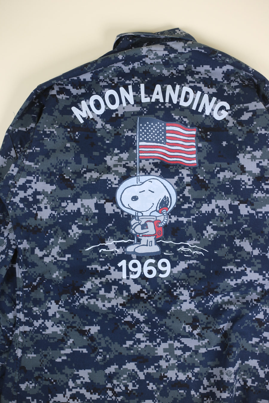 Camicia overshirt Marpat Us Navy SNOOPY MOON LANDING  -  L -