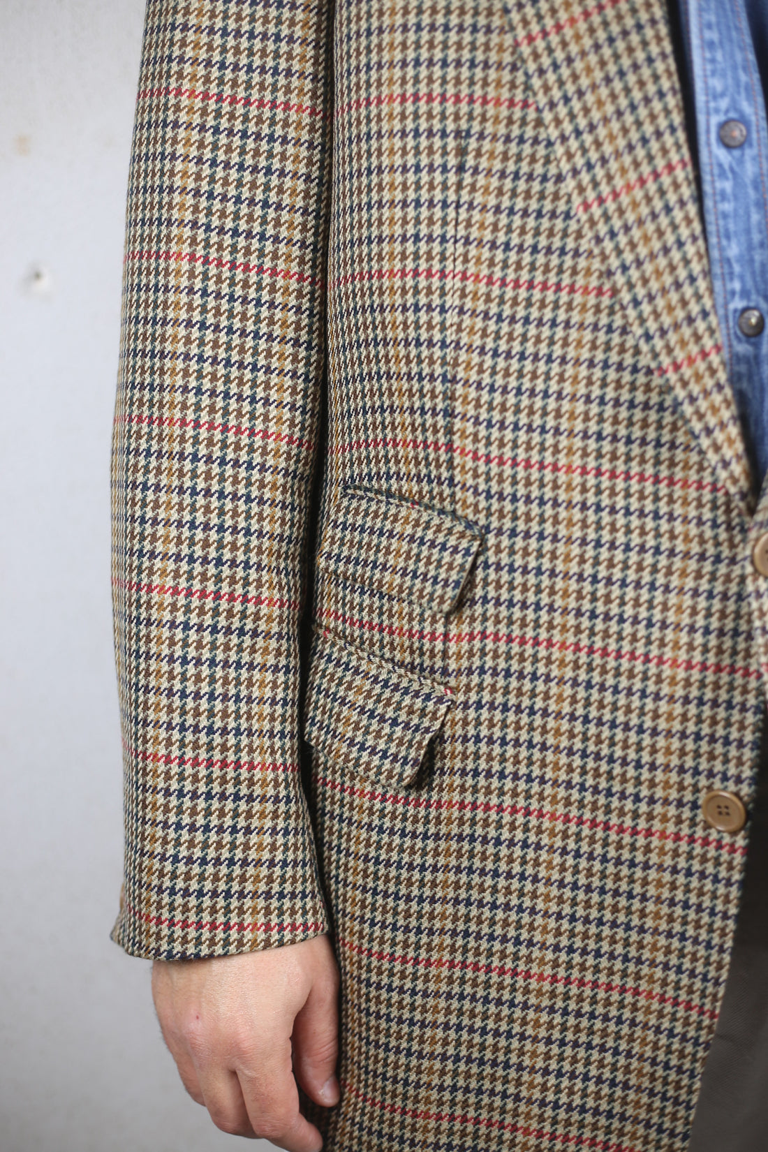 BURBERRY tweed jacket - XL -