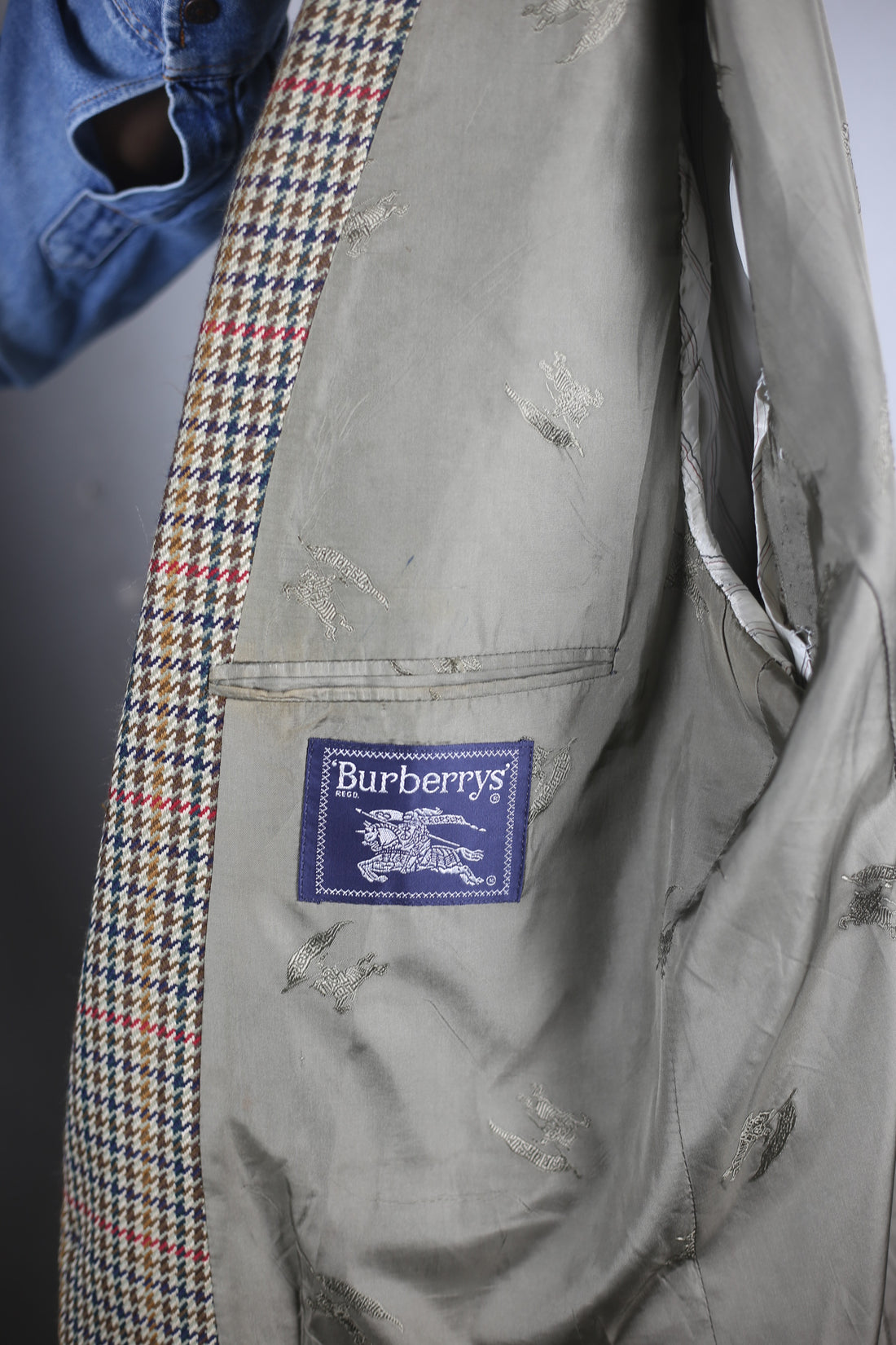 BURBERRY tweed jacket - XL -
