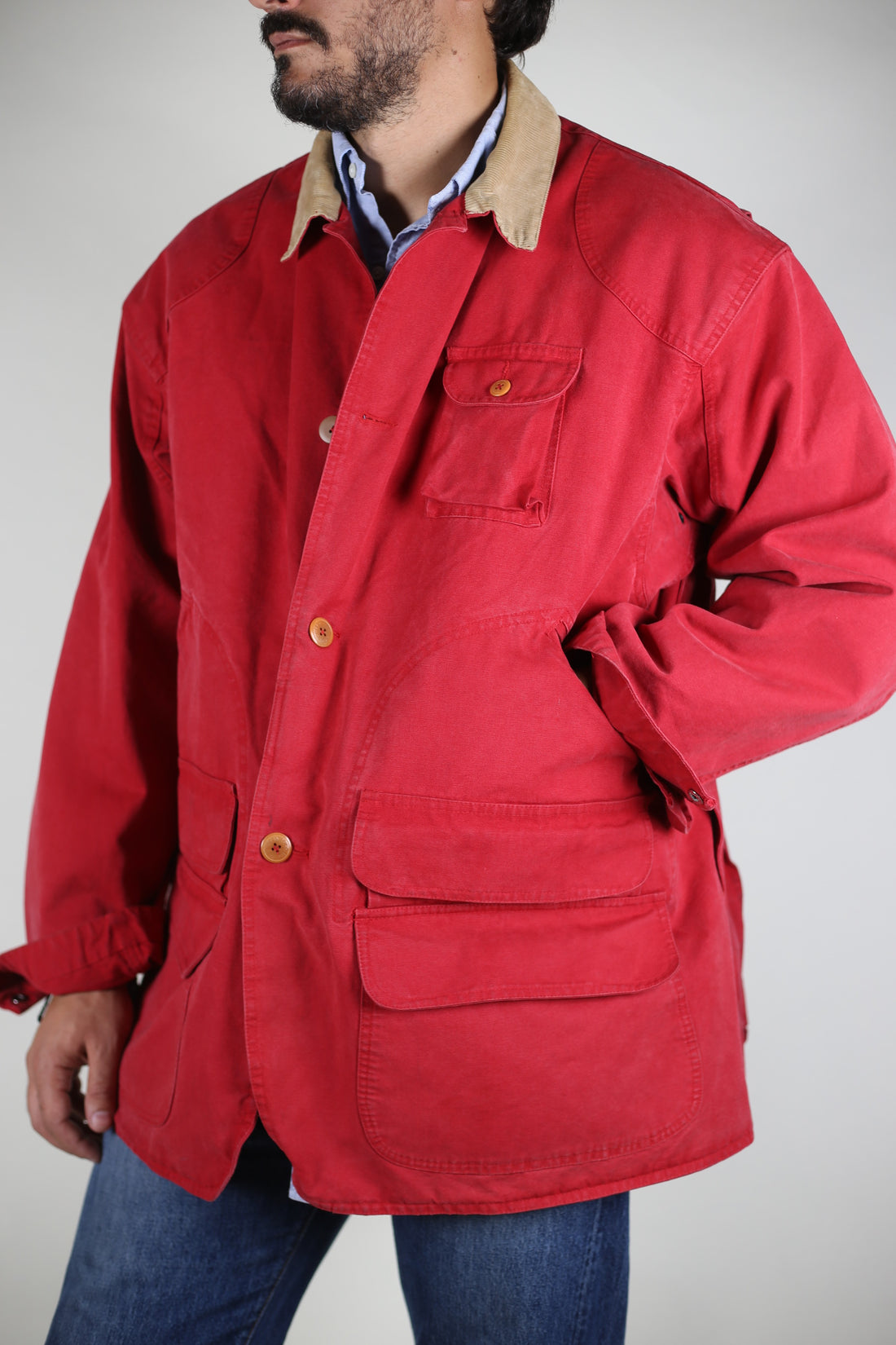 Vintage hunting jacket -XL-