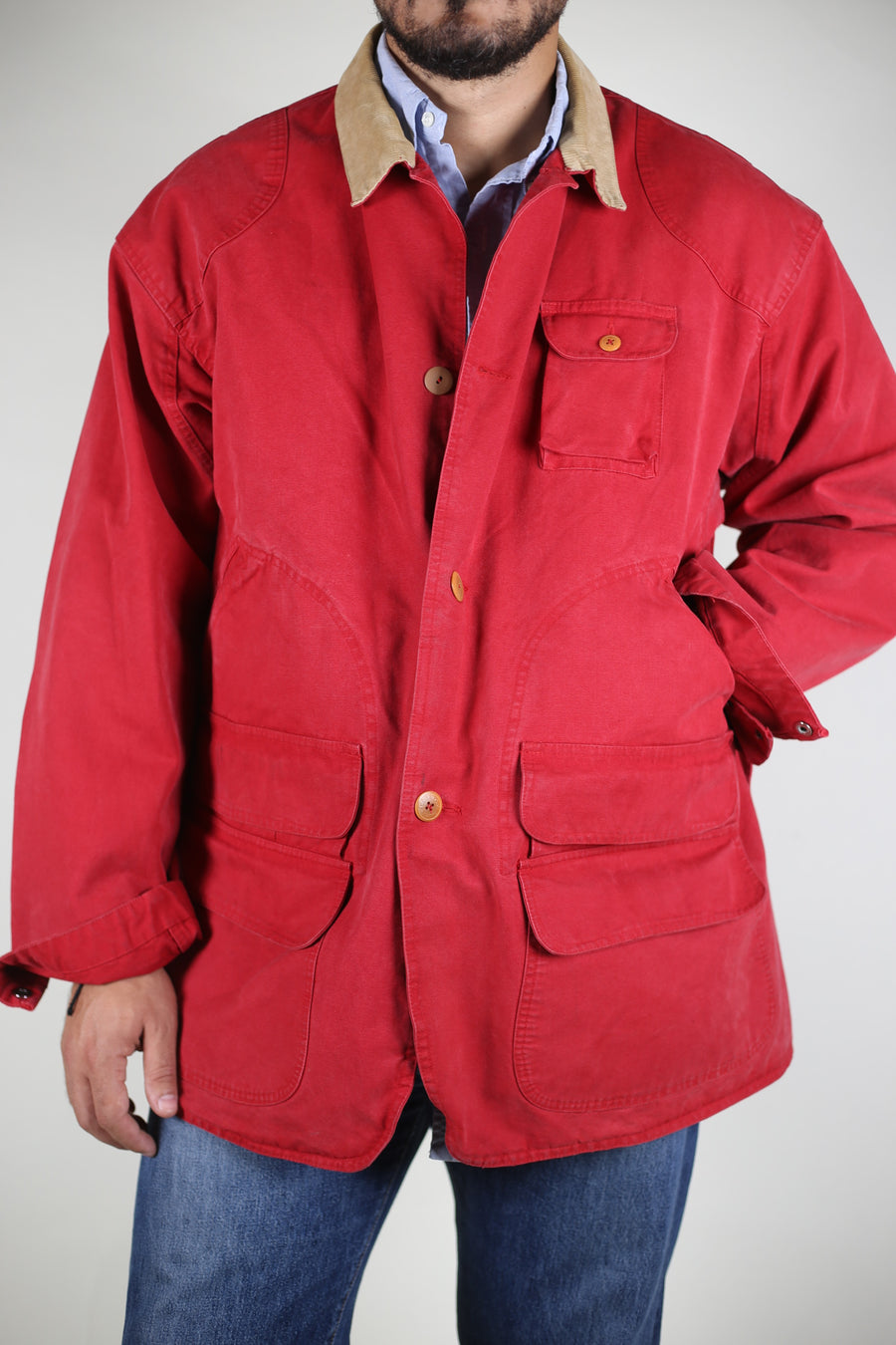 Vintage hunting jacket -XL-