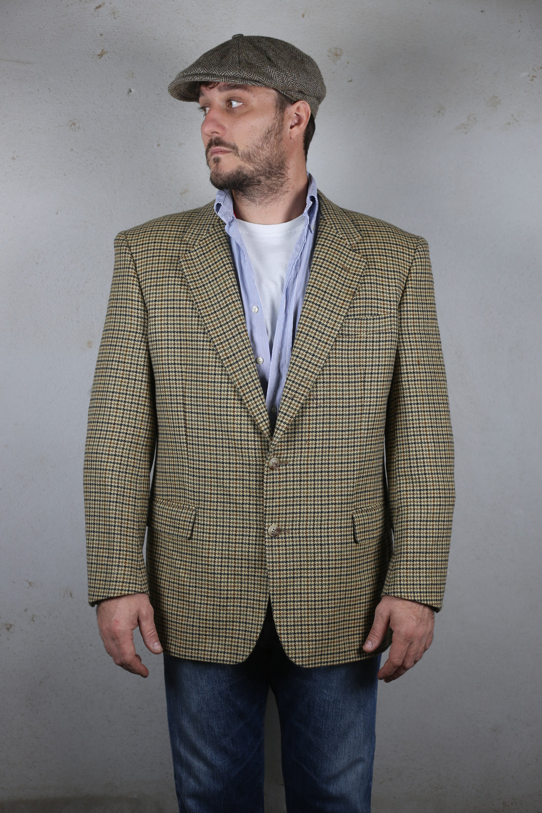 Tweed Jacket - L -