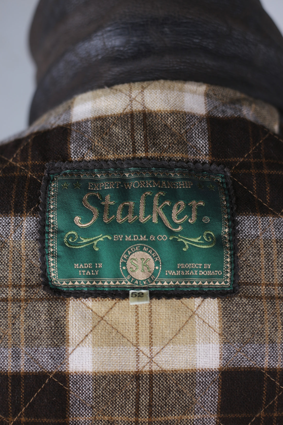 4 HOOK LEATHER JACKET - XL -