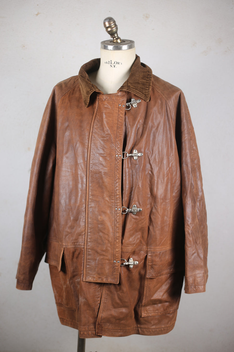 GIACCA DI PELLE 4 GANCI - XL -