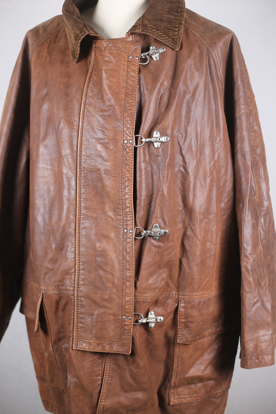 GIACCA DI PELLE 4 GANCI - XL -