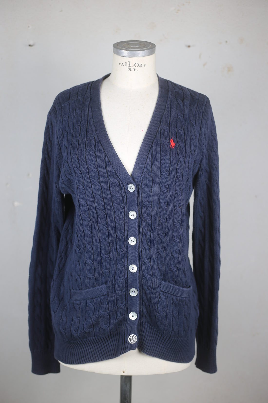 CARDIGAN  A TRECCIA DA DONNA R.L.   - L -