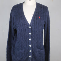 CARDIGAN  A TRECCIA DA DONNA R.L.   - L -