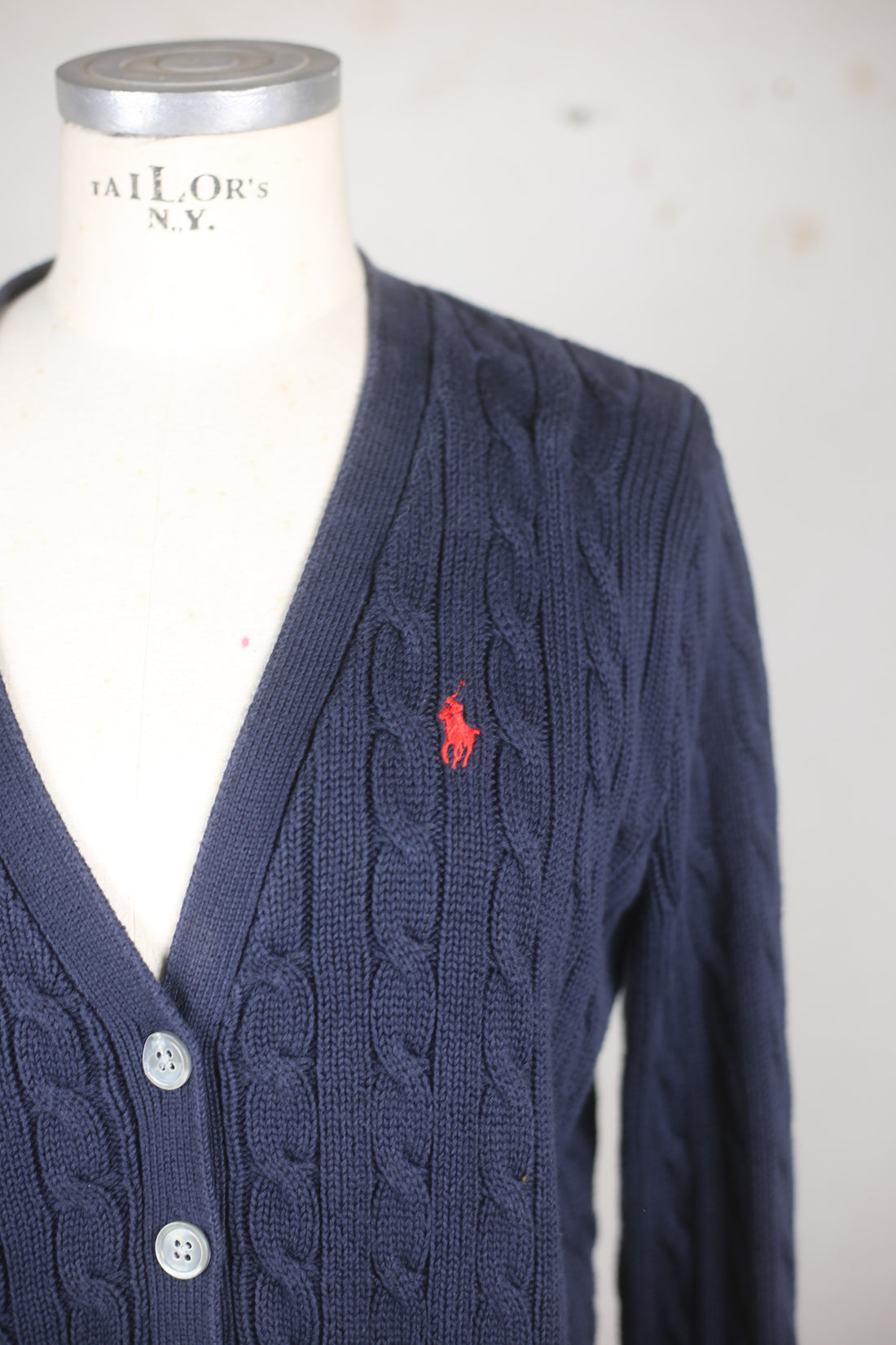 CARDIGAN  A TRECCIA DA DONNA R.L.   - L -