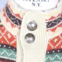 CARDIGAN 100% LANA  NAVAJO  R.L.   - XL -