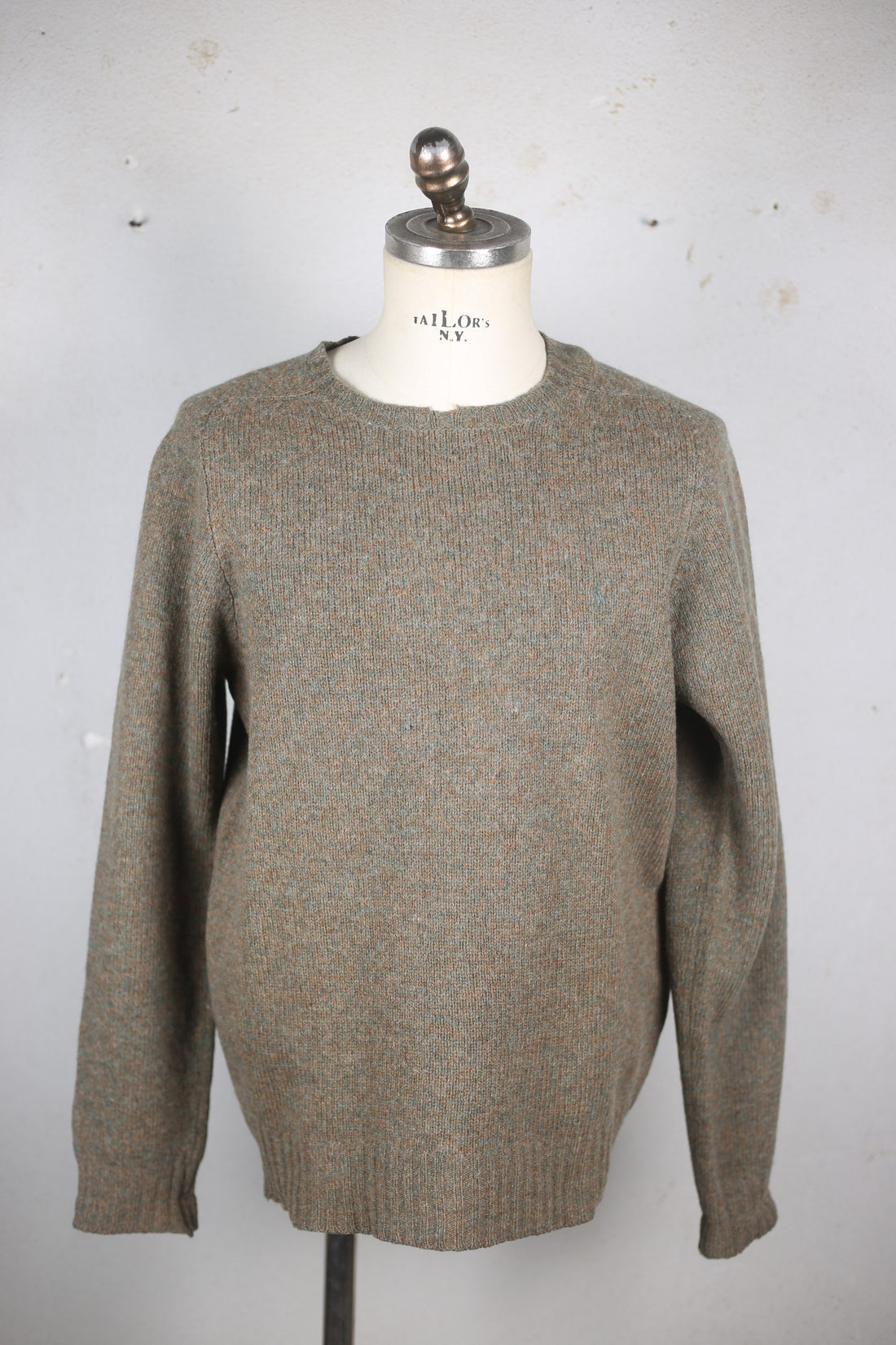 RL COTTON HALPH ZIP SWEATER - XL -