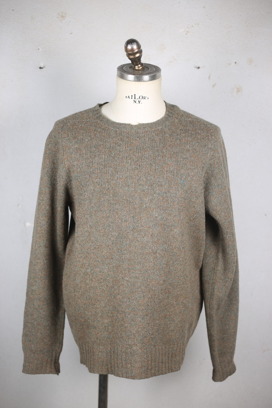 RL COTTON HALPH ZIP SWEATER - XL -