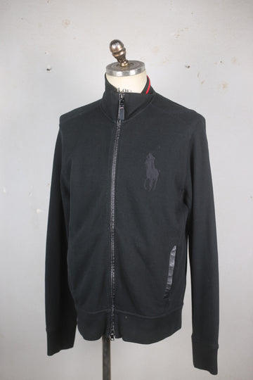 RL COTTON ZIP-UP SWEATSHIRT - L -