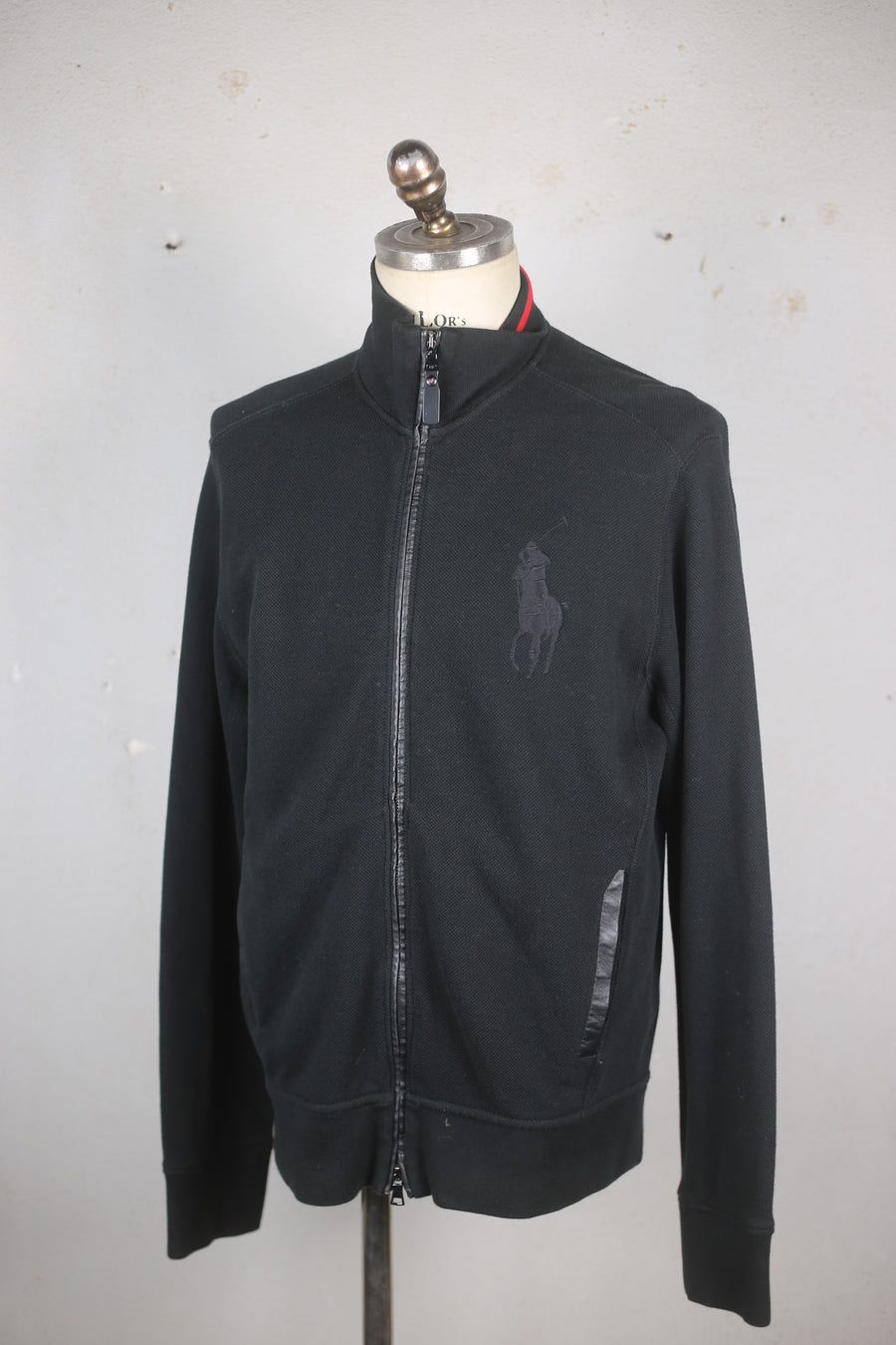 FELPA CON ZIP IN COTONE   R.L.   - L -