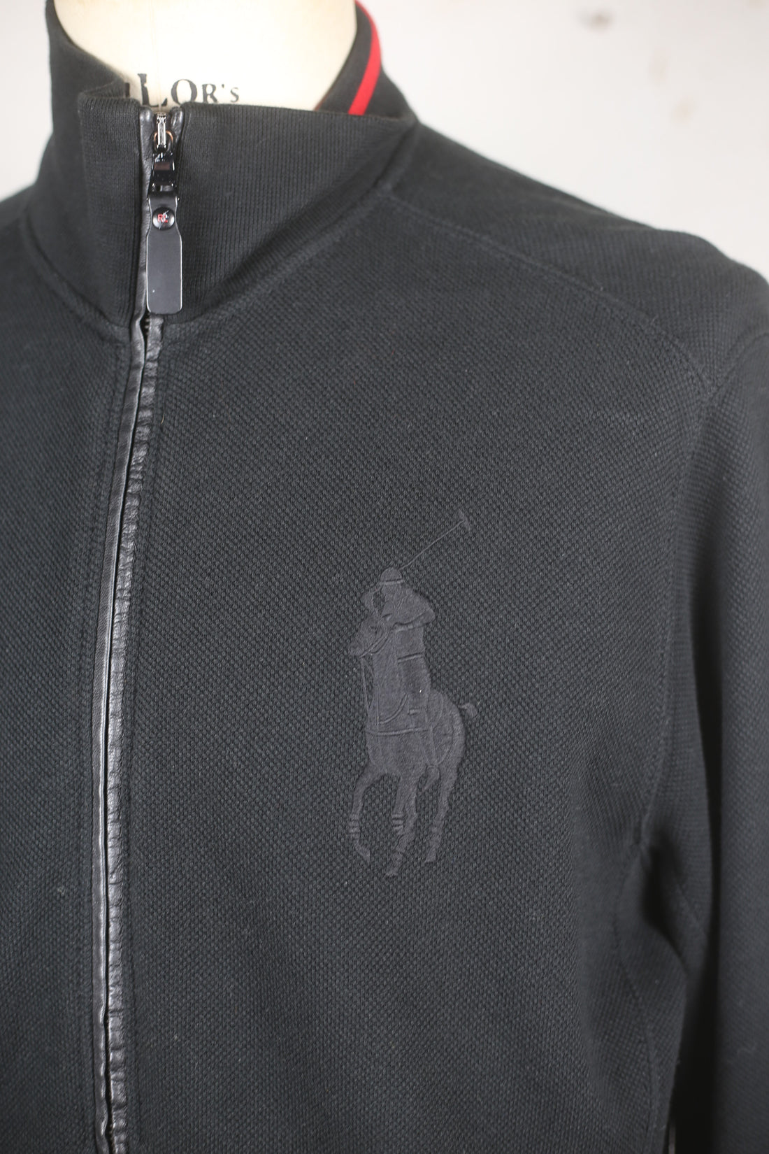 FELPA CON ZIP IN COTONE   R.L.   - L -