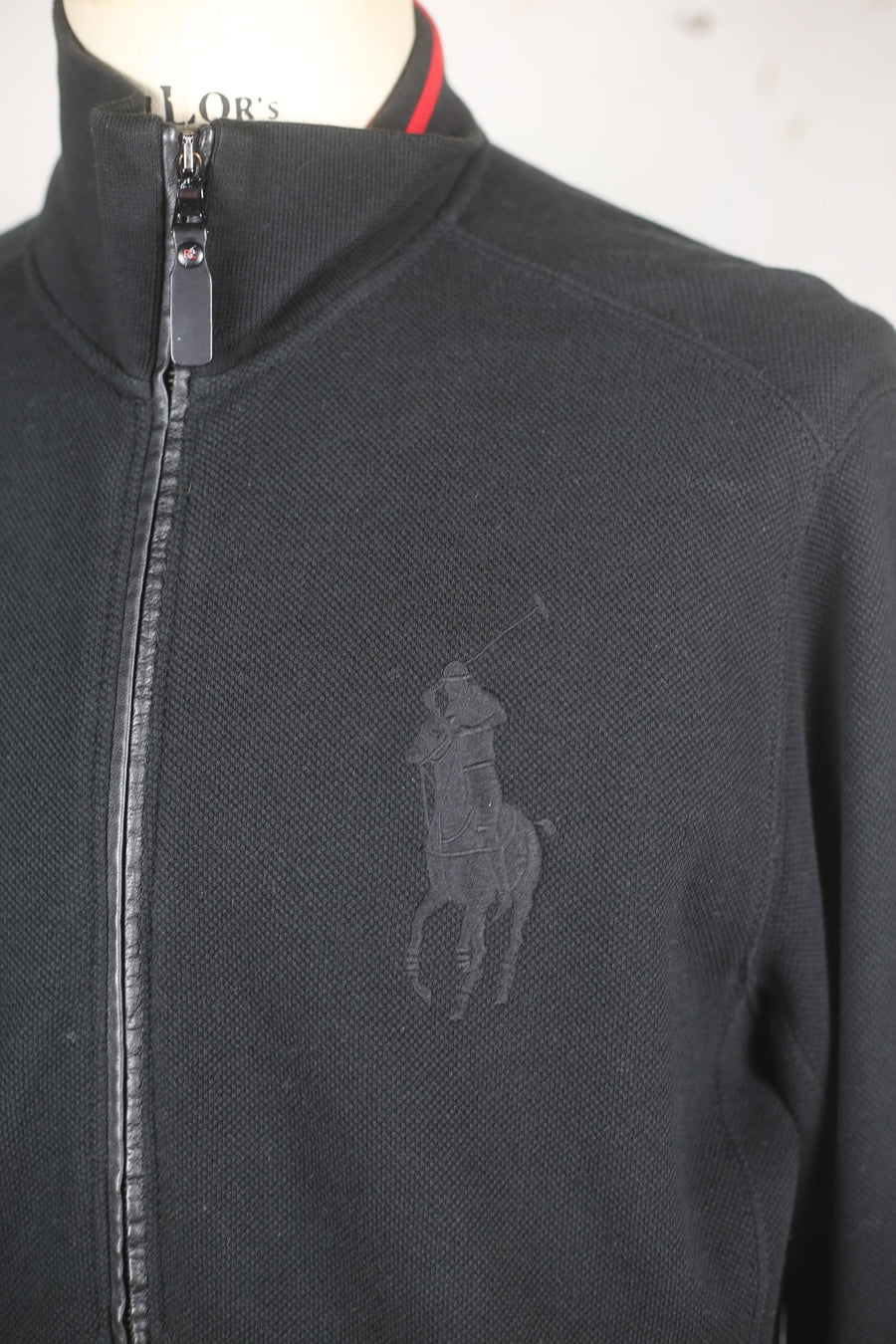 FELPA CON ZIP IN COTONE   R.L.   - L -