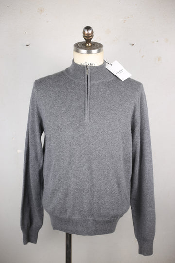 DEADSTOCK CASHMERE HALPH ZIP SWEATER - M -