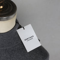 DEADSTOCK CASHMERE HALPH ZIP SWEATER - M -